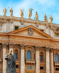 Fototapeta premium Rome Saint Peters Cathedral Papal Balcony