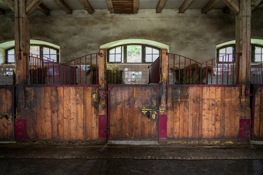 old horse stall in Poland