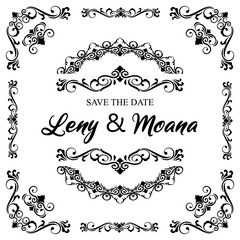 Classic Ornament Frame Vintage Border