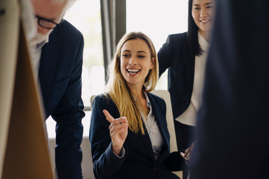 Business people having a meeting in office