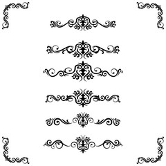 Obraz premium Classic Ornament Frame Vintage Border