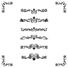 Classic Ornament Frame Vintage Border