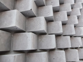 Concrete stone background. Brick imitation