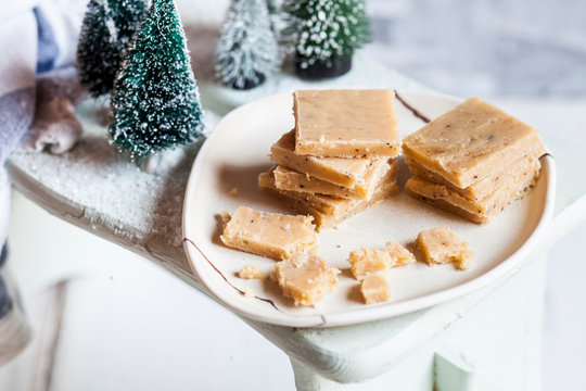 Tray Of Christmas Fudge