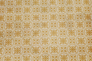  Background. Texture. Pattern. Beige pattern. Cotton fabric. Calico