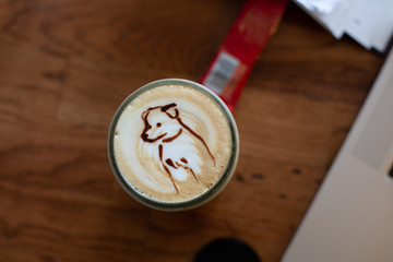 pupper latte