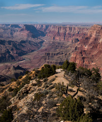 Grand Canyon view from South Rim 