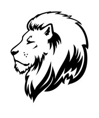 Wild Lion Vector Icon Logo Template Vector illustration