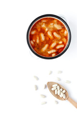 Homemade traditional bean stew