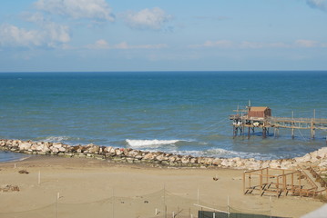 Fototapeta premium Termoli, antico borgo fortificato, Molise, Italy