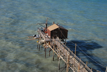 Termoli, antico borgo fortificato, Molise, Italy