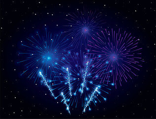 fireworks splash explosion background design