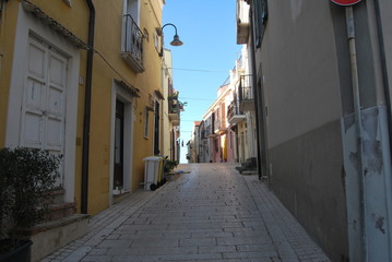 Termoli, antico borgo fortificato, Molise, Italy