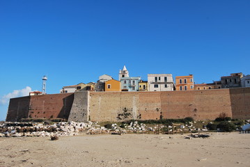 Termoli, antico borgo fortificato, Molise, Italy