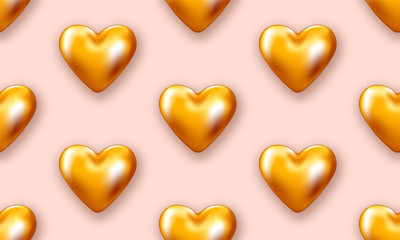 Obraz premium Valentine day love beautiful. Spesial brochure with hearts. Gift poster card. Sale banner background for romantic day.