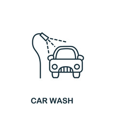 Car Wash icon from cleaning collection. Simple line element Car Wash symbol for templates, web design and infographics