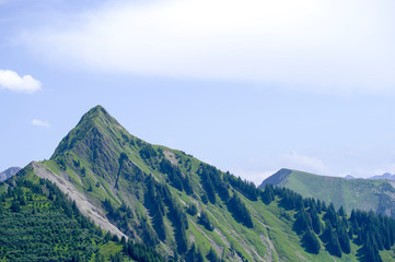 Fototapeta premium Faschina - Damüls - Mittagsspitze - Hahnenköpfle - Vorarlberg 