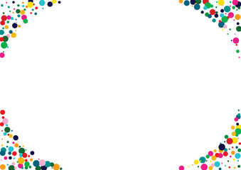 White Transparent Polka Texture. 