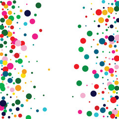 Yellow Transparent Polka Banner. 