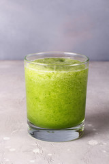 Glass of fresh cucumber juice. Detox water. Healthy drink.