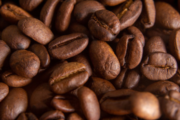 Macro Coffee Beans