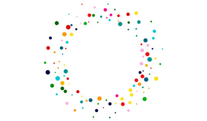 Orange Top Dot Backdrop.