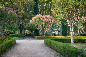 Devesa park in Girona city, Catalonia, Spain