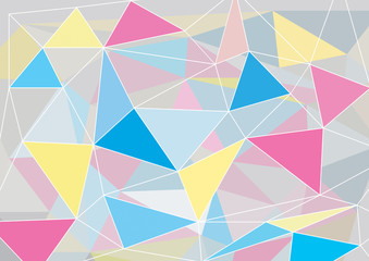 Fototapeta na wymiar Geometric background with triangular shapes, abstract