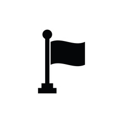 flag point icon. Flag marker icon. Location symbol/ Vector icon for website design, app. 