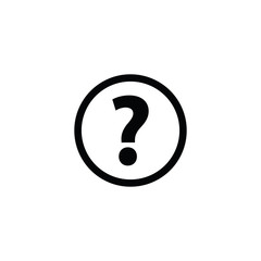 Question icon.  Help icon. line style. Vector icon for website design, app. 