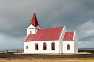 Rural church in the Icelandic west 2018