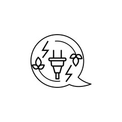 biomass, biomass fuel line icon. Elements of energy illustration icons. Signs, symbols can be used for web, logo, mobile app, UI, UX