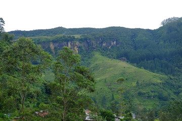 Fototapeta na wymiar mountain views in Sri Lanka