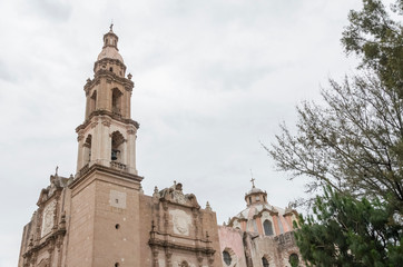 Fototapeta na wymiar Parish of San Mateo Apostol, Huichapan, Hidalgo, Mexico