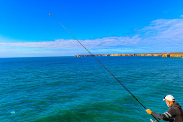 Angler am Ponta de Sagres, Algarve-Portugal