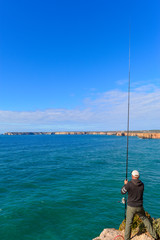 Angler am Ponta de Sagres, Algarve-Portugal