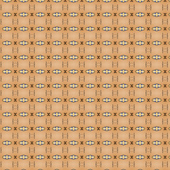 Beige seamless pattern with geometric shapes