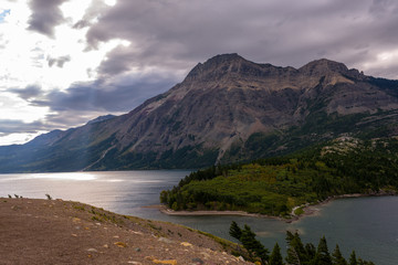 lake in mountains