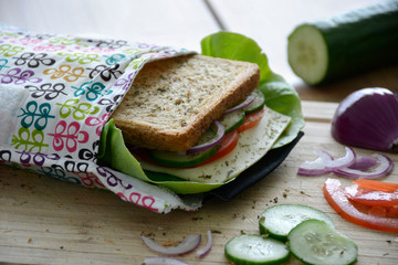 Eco-friendly durable reusable sandwich bags