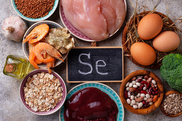 Healthy product sources of selenium.