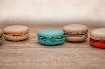 macaroons on the table
