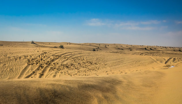 sand dunes in the desert
