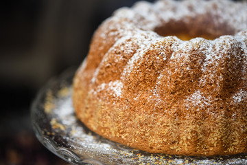 traditional easter pastry cake 