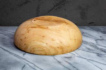 Pecan wood bread bowl