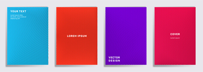 Radial semicircle geometric lines patterns.