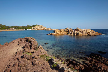 Fototapeta na wymiar Cala Pregonda, Menorca,Balearic Islands, Spain