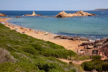 Photo sur Plexiglas Cala Pregonda, île de Minorque, Espagne Cala Pregonda, Menorca,Balearic Islands, Spain