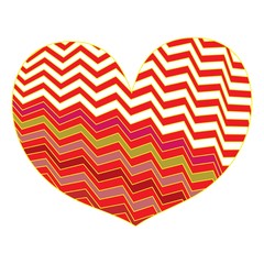 decorative multicolored heart . pop art. the symbol of Valentine's Day.  postcard, sticker