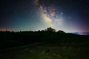sky with stars and milky way