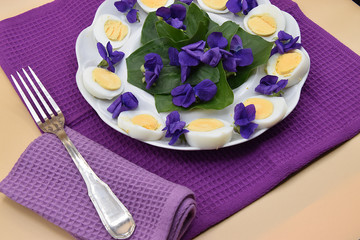 oeufs à la violette